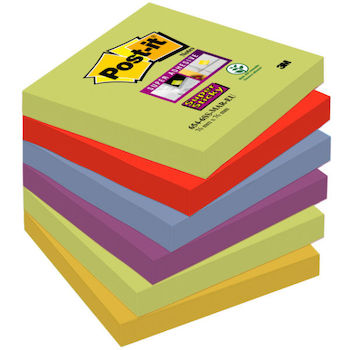 Samolepicí bloky 3M Marrákeš 76x76mm 6 bločků