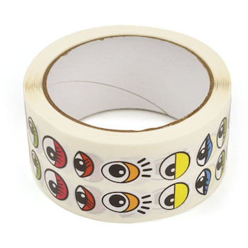 Samolepka oči 2000 ks barevné