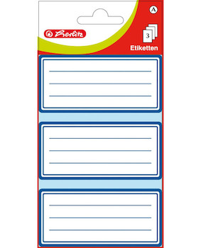 Samolepky etikety na sešity 9ks