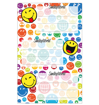 Samolepky etikety na sešity SmileyWorld 