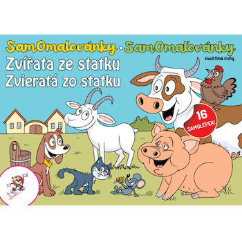 Samomalovánky  A5 Zvířata ze statku