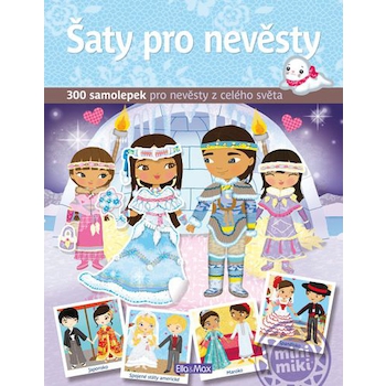 Kniha samolepek - Šaty pro nevěsty 