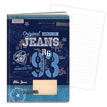 Sešit A4 Jeans linkovaný 444 40 listů