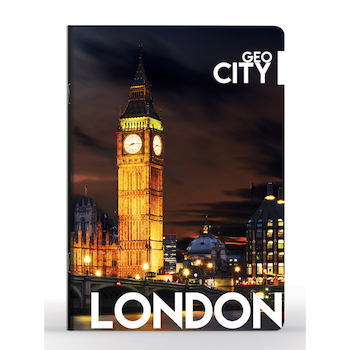 Sešit A4 linkovaný 444 40 listů Geo City Londýn