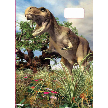 Sešit A5 linka 524 20 listů 3D Dinosaurus