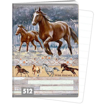 Sešit A5 linkovaný 512 10 listů Wild horses