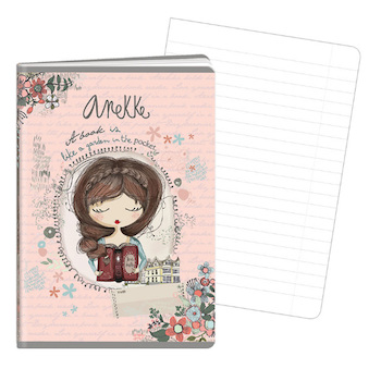 Sešit A6 Anekke růžová linkovaný 644 40 listů