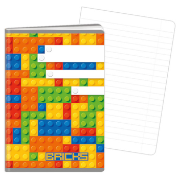 Sešit A6 Bricks linkovaný 644 40 listů