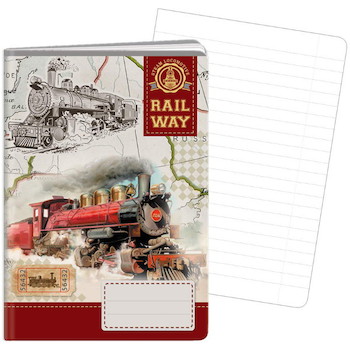 Sešit A6 Lokomotiva linkovaný 644 40 listů