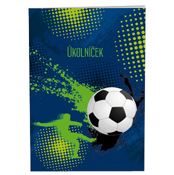 Školní deníček A6 úkolníček Football 3