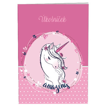 Školní deníček A6 úkolníček Unicorn