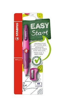 Stabilo EASYergo 3.15 Start grafitová tužka růžová Pravák