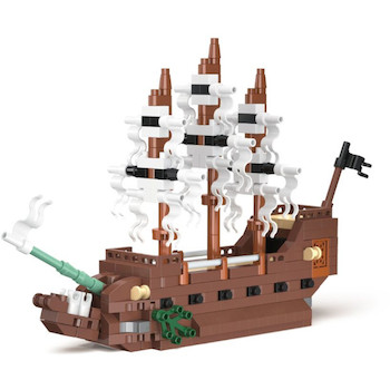 Stavebnice KOCO Bludný Holanďan 320 dílků 17x3x9 cm