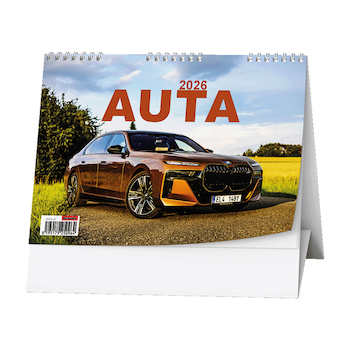 Stolní kalendář Auta A5