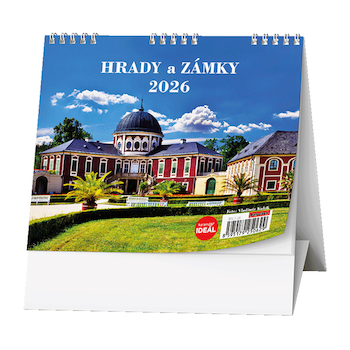 Stolní kalendář IDEÁL Hrady, zámky