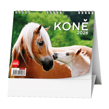 Stolní kalendář IDEÁL Koně