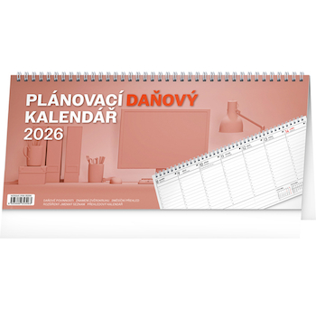 Stolní kalendář Plánovací daňový 33×14,5cm