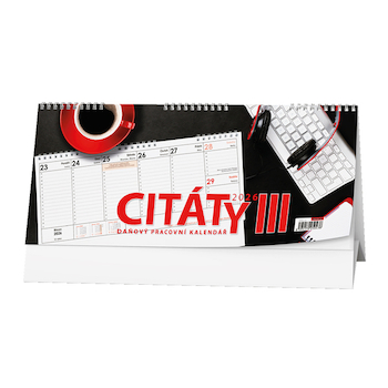 Stolní kalendář pracovní CITÁTY III