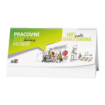 Stolní kalendář Pracovní daňový Svět podle Marka Simona