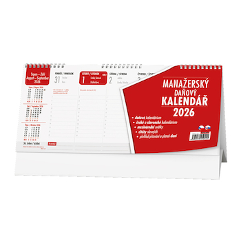 Stolní kalendář pracovní Manažerský (daně)