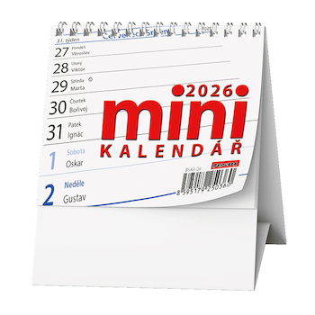 Stolní kalendář pracovní MINI kalendář