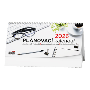 Stolní kalendář pracovní plánovací daňový