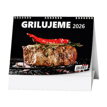 Stolní kalendář žánrový týdenní Grilujeme