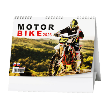 Stolní kalendář žánrový týdenní Motorbike A5