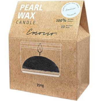 Svíčka sypaný vosk vonný 350 g + 10ks knotů černá