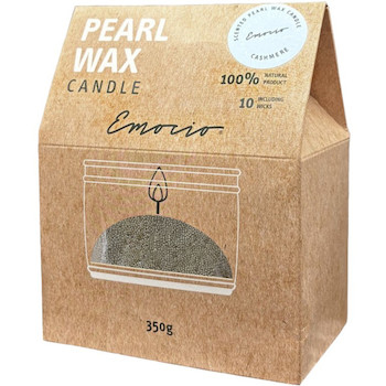 Svíčka sypaný vosk vonný 350 g + 10ks knotů zelená