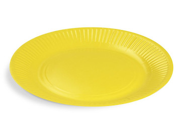 Talíř papírový žlutý 10ks