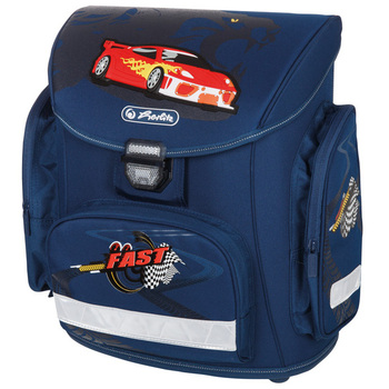 Taška školní anatomická Midi Červený panter