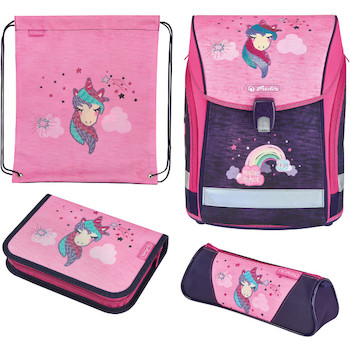 Taška školní anatomická Midi Jednorožec vybavená