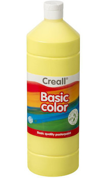 Tempera Creall basic 1000ml světle žlutá