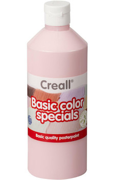 Tempera Creall basic 500ml růžová pastelová