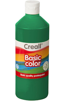 Tempera Creall basic 500ml tmavě zelená