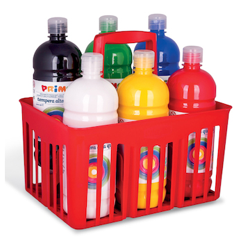 Tempera Primo 1000ml SADA 6 barev v přepravce