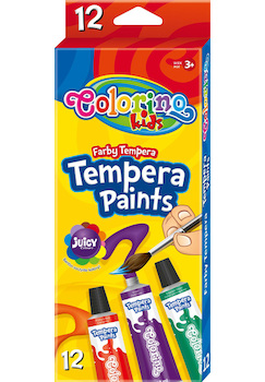 Temperové barvy 12 barev Colorino