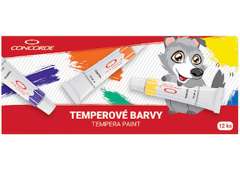 Temperové barvy 12ks Concorde