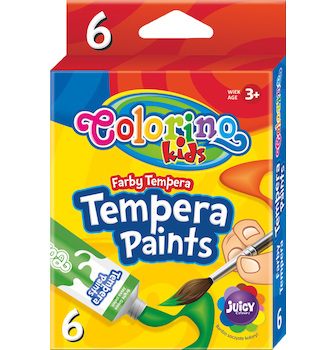 Temperové barvy 6 barev Colorino