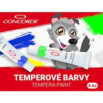 Temperové barvy 6ks Concorde