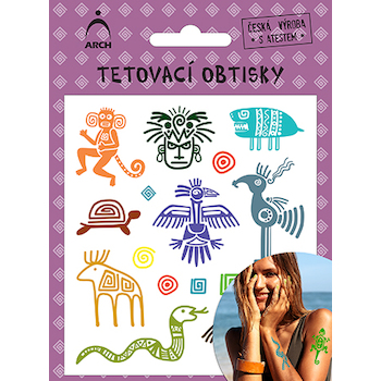 Tetovací obtisky 2562 Mayské symboly