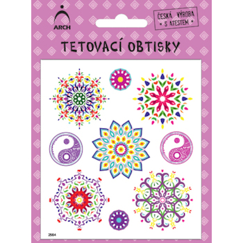 Tetovací obtisky 2564 Mandaly