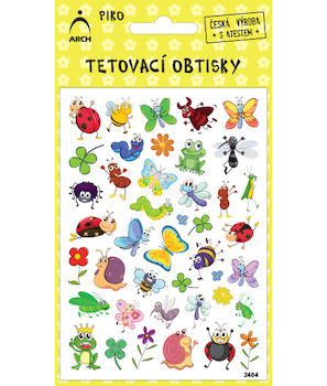 Tetovací obtisky Piko berušky a hmyzáčci