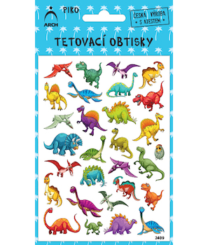 Tetovací obtisky Piko dinosauříci