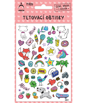 Tetovací obtisky Piko kočičky