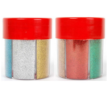 Třpytky glitterové 6 barev 15g