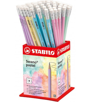 Tužka obyčejná Stabilo Swano pastel s pryží HB mix