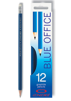 Tužka s gumou BLUE OFFICE 12ks