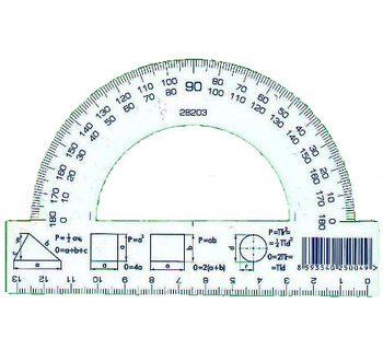 Úhloměr 180st./125 tištěný